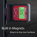 VINCA DLBA-01 Digital Level Box with ABS Hold Function Backlight and Magnetic Base